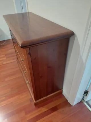 Cajonera de madera caoba alta calidad