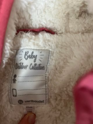 Buzo rosa bebé 18 meses (81 cm)