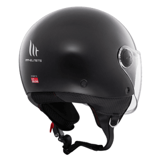 Casco Jet MT Street S Negro Brillo