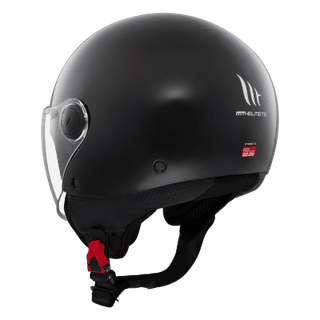 Casco Jet MT Street S Negro Brillo