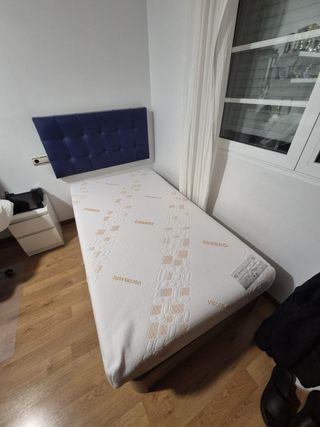 Vendo cabecero+ canape+colchon 105x190