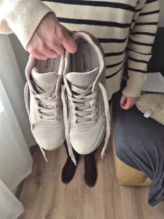 Zapatillas Skechers Beige/Marrón Paseo