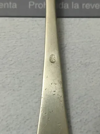 Lote 4 cubiertos plata china export s. XIX Yatshin