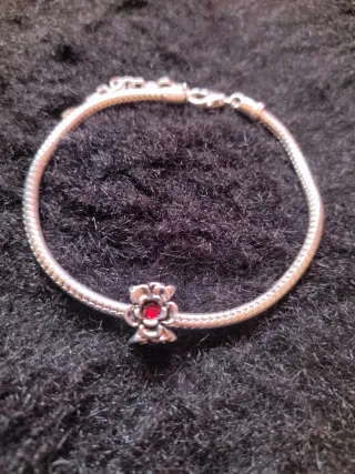 Pulsera Plata Maciza Cordón 12.93g