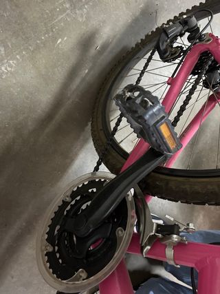Bicicleta rosa niña