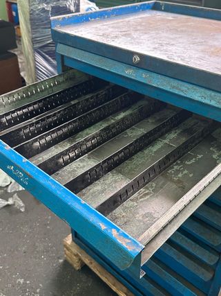 Cajonera Metálica Taller Industrial Azul