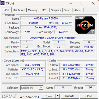 AMD Ryzen 3800X