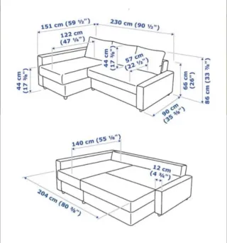 SOFA CAMA IKEA FRIHETEN BEIGE