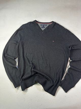 Maglione Tommy Hilfiger Grigio TagliaL 8% Cashmere