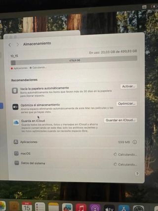 MacBook Pro 2020 Plata 512GB