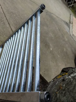 Radiador toallero metal cromado,de agua caliente,