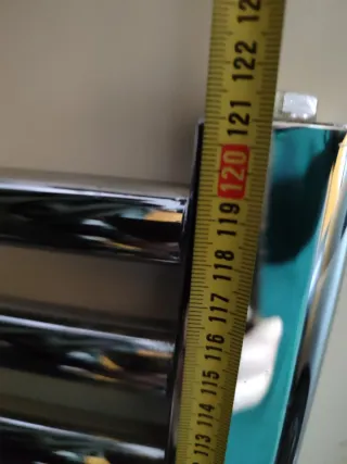 Radiador toallero metal cromado,de agua caliente,