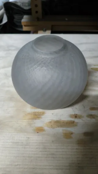 Coppa paralume in vetro smerigliato