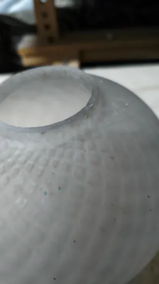 Coppa paralume in vetro smerigliato