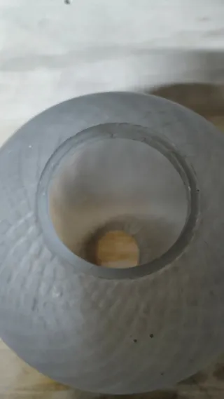 Coppa paralume in vetro smerigliato