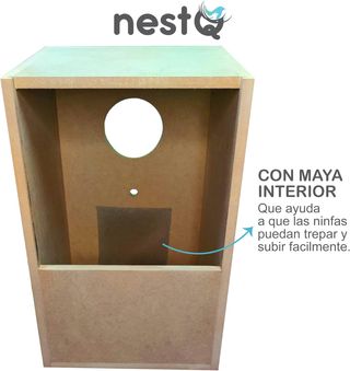 Nido para Aves NestQ Cotorras Ninfas 35cm