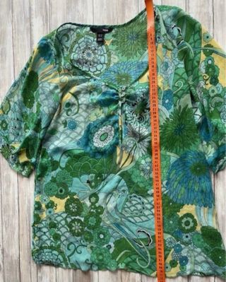 Blusa H&M XL Estampada Flores