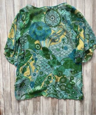 Blusa H&M XL Estampada Flores