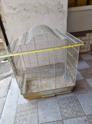 N°2 Gabbie per uccelli complete con accessori