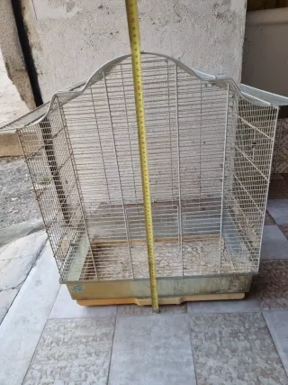 N°2 Gabbie per uccelli complete con accessori