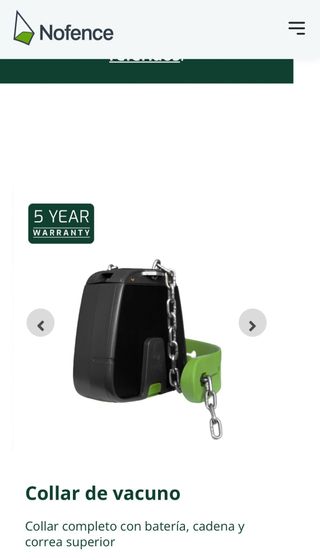 Collar Nofence Vacuno completo