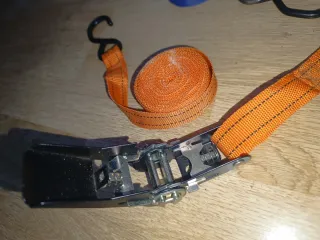 Pack 2 Eslingas de carraca naranjas y azules