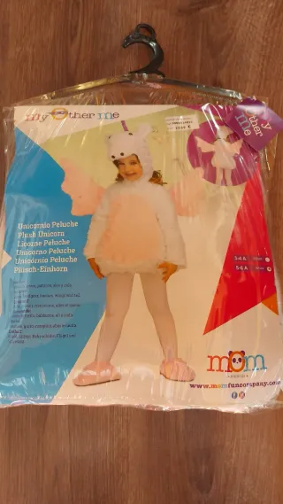 Disfraz Unicornio Peluche Talla 5-6 Años