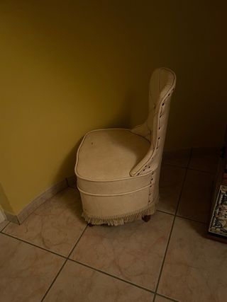 Sillón vintage beige