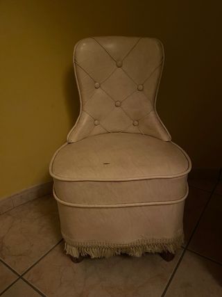 Sillón vintage beige