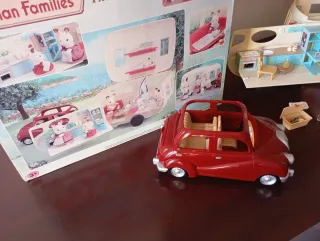 Sylvanian Families Coche y Caravana