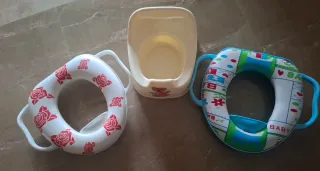 Orinal y 2 adaptadores WC