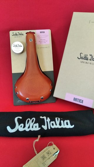 Selle Italia Mitica Síllin Titanio Bontrager Cuero