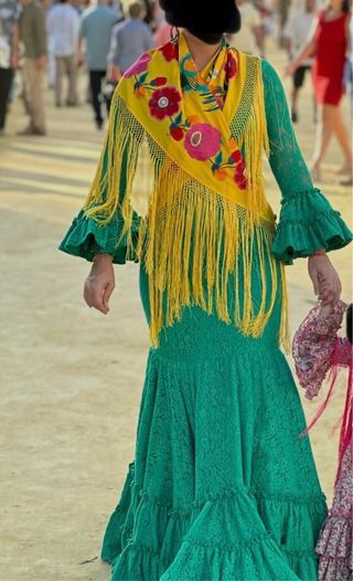 Traje de flamenca