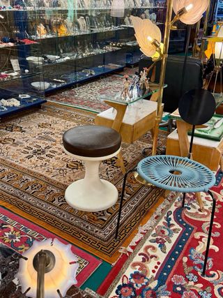 Taburete epoca space age aleman