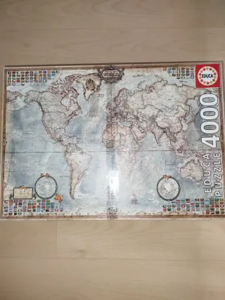 Puzzle Educa 4000 Piezas Mapa Mundo