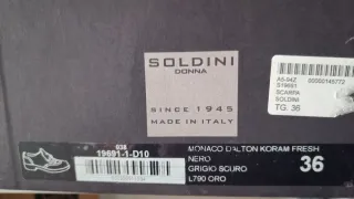 Francesine Soldini Nere e Oro