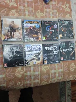 Lote 8 Juegos PS3: Call of Duty, Gran Turismo 5, e