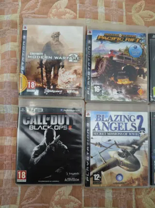 Lote 8 Juegos PS3: Call of Duty, Gran Turismo 5, e