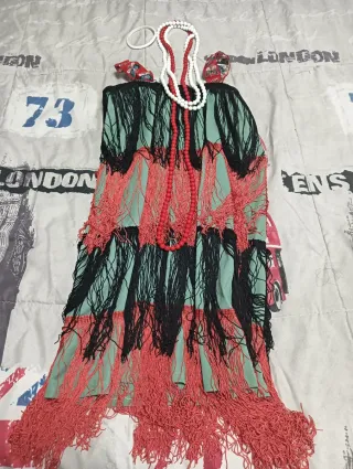 Disfraz de los años 20 con flecos