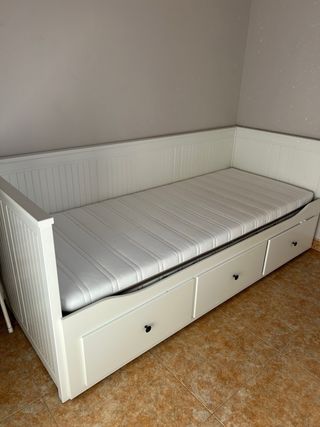 Cama Diván Ikea Hemnes Blanca