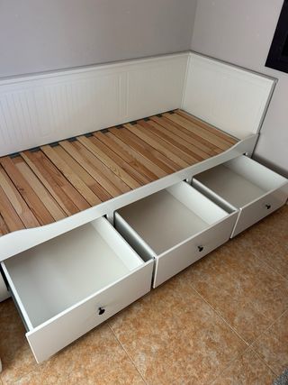 Cama Diván Ikea Hemnes Blanca