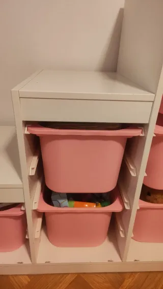 Mueble TROFAST Almacenaje Infantil Ikea blanco