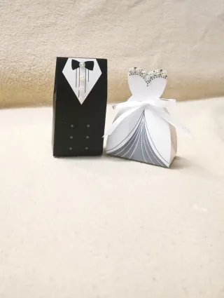 Portaconfetti bomboniere matrimonio sposo&sposa