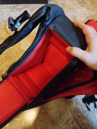 Bolsa Bandolera Cámara Negra