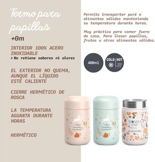 Suavinex, Termo Papillero para Bebé. Termo de Acer