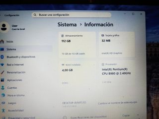 Portátil Sony Vaio Blanco