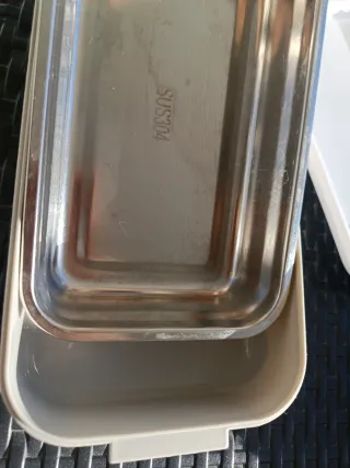 Fiambrera aluminio y plástico