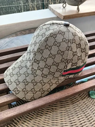 Gorra Gucci Beige y Marrón