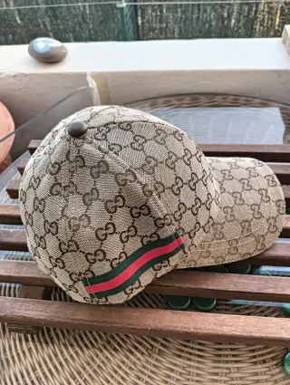 Gorra Gucci Beige y Marrón