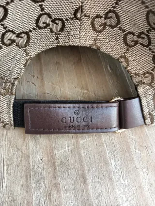 Gorra Gucci Beige y Marrón